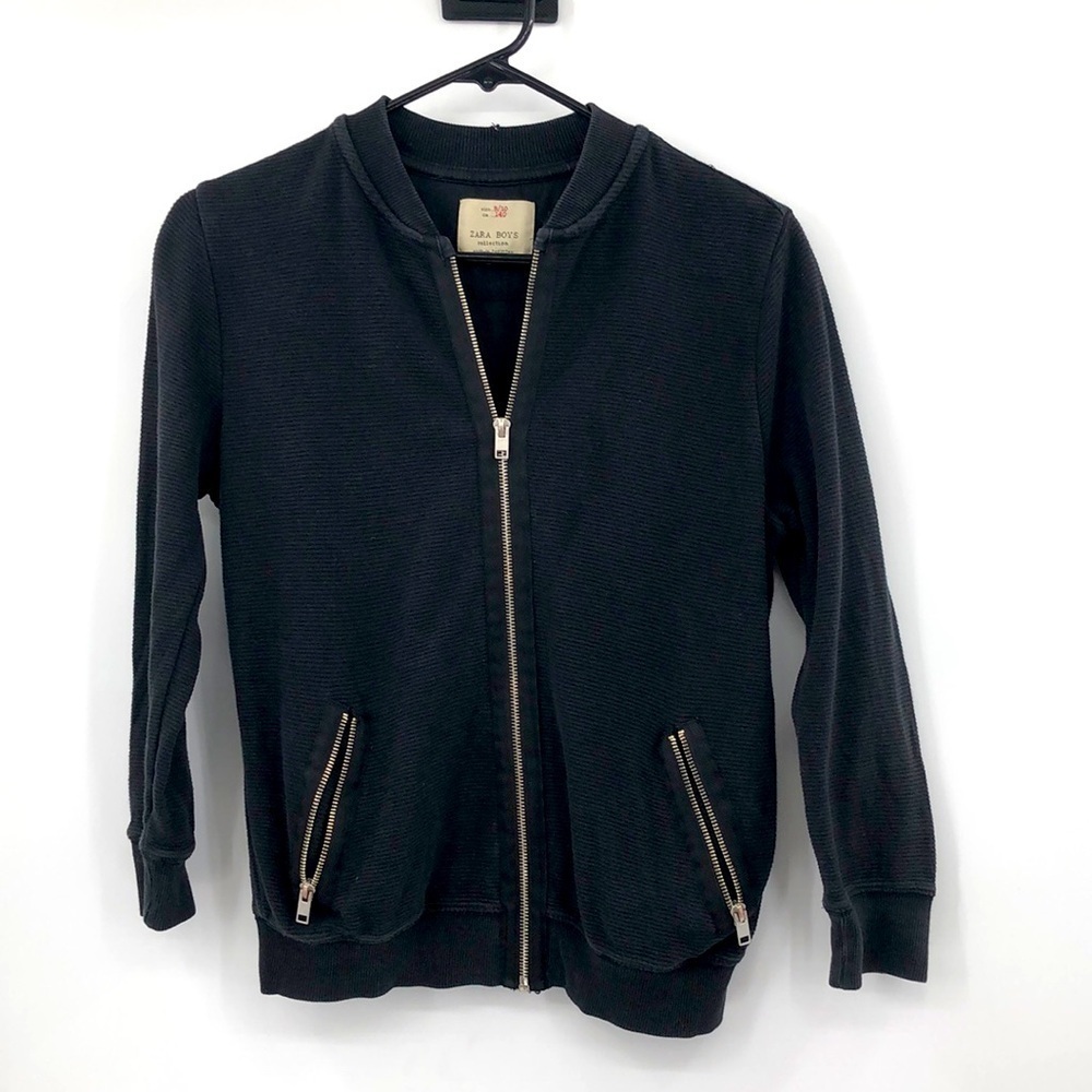 Zara Boys Collection Zip Up Sweatshirt or Lightweight Jacket Size 9/10